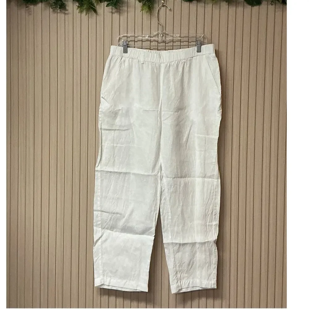 Quince Women’s 100% European Linen Pants Size L